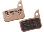 Pastiglie Freno Sinterizzate Brakco Sram Red 22 B1/Force 22/Force 1/Cx1/Rival 22 Golden Golden Taglia Unica