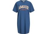 Jack & Jones Christine Jjxx Vestito A Maniche Corte Blu S Donna Blu S