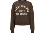 Jack & Jones Merle Rlx Felpa Corta Jjxx Braun S Damen Braun S