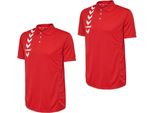 Hummel Polo Manica Corta 2 Unità Rosso L Uomo Rosso L