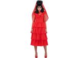 Beetlejuice - Costume '' "Lydia Deetz"" - Donna SM2278 (M) (Rosso)"