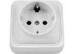 Hepoluz Serie Leka 65 Presa Di Corrente A Parete Bianco Taglia Unica / Spina Ue 220V Bianco Taglia Unica