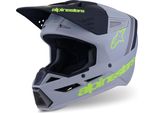 Casco S-M3 Radium, Alpinestars (Grigio Opaco/Giallo Fluo/Nero, Taglia L)