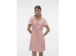 Vero Moda Easy Joy Abito Corto A Maniche Corte Rosa Xs Donna Xs