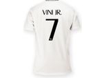 Maglietta Real Madrid 24/25 Vinicius Home Manica Corta Bianco 2XL Uomo,Donna Bianco 2XL