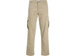 Jack & Jones Kane Jonnie Cargohose Beige 30 / 34 Herren Beige 30