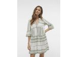 Vero Moda Abito Dicthe Con Maniche A 3/4 Bianco Xs Donna Bianco Xs