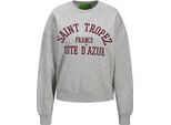 Jack & Jones Merle Rlx Felpa Corta Jjxx Grau L Damen Grau L