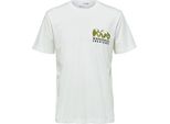 Maglietta Selected Relaxed Joey A Maniche Corte Bianco M Uomo Bianco M