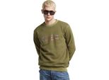 G-Star Destroyed G Logo Washed Felpa GrüN M Herren GrüN M