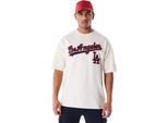 New Era Mlb Rib Infill Los Angeles Dodgers Maglietta A Maniche Corte Bianco L Uomo,Donna Bianco L