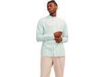 Jack & Jones Camicia Estiva A Maniche Lunghe In Lino Verde L Uomo Verde L