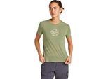 Icebreaker Merino Core Camping Circle Maglietta A Maniche Corte Verde S Donna Verde S