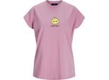Jack & Jones Astrid Boxy Jjxx - Maglietta A Maniche Corte Rosa S - Donna Rosa S