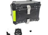 Bauletto Per Moto, In Alluminio Resistente, Ampio Spazio Di Stivaggio Da 80L, Nero-55L X-1