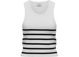 Only Lill Sl Maglietta Senza Maniche Bianco L Donna Bianco L