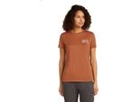 Icebreaker W Mer 150 Tech Lite Ss Tee Adventur Dusty Clay M