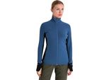 Icebreaker Descender Zip Pullover Blu Xs Donna Blu Xs
