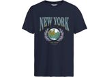 Jack & Jones Dessert - Maglietta A Maniche Corte Blu L Uomo Blu L
