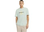 Jack & Jones Lafayette Branding Kurzarm T-Shirt Blau Xl Herren Blau Xl