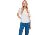 Vero Moda Nanett - Maglietta A Manica Corta Bianco S Donna Bianco S