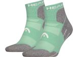 Head 701229025 Quarter Short Socks 2 Units Green Eu 43-46 Men,Women Green Eu 43-46
