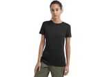Icebreaker Merino 150 Tech Lite Iii Maglietta A Maniche Corte Nero Xs Donna Nero Xs