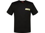 Diesel T Adjust K12 Maglietta A Maniche Corte Nero S Uomo Nero S