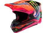 Casco Supertech S-M10 Edizione Haiden Deegan, Alpinestars (Arancio Fluo/Viola/Rosa/Verde, Taglia M)