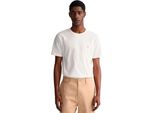 Gant 2003184 Maglietta A Maniche Corte Regular Fit Bianco 5XL Uomo Bianco 5XL