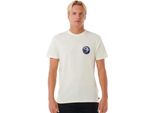 Rip Curl Wettie Passage Icon Maglietta A Maniche Corte Bianco S Uomo Bianco S