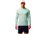 Castore Apex Aeromesh Mezza Zip Manica Lunga Verde L Uomo Verde L