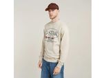 G-Star Felpa Circle Beige L Herren Beige L