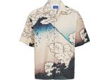 Jack & Jones Tokyo Camicia A Maniche Corte Beige M Uomo Beige M