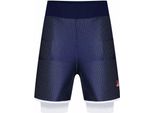CafÉ Du Cycliste Mickaela V2 W/Pad Shorts Blue S Uomo Blue S