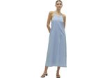 Vero Moda Adelyn Abito Lungo Senza Maniche Blu L Donna Blu L