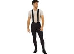 Castelli Sorpasso Ros Long Bib Shorts Grigio M Uomo Grigio M