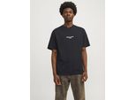 Jack & Jones Noto Graphic Maglietta A Maniche Corte Blu L Uomo Blu L