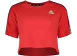 Kappa Apua Authentic Kurzarm-T-Shirt Rot M Damen Rot M