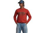 G-Star Stacked Old Skool Logo Felpa Rot L Herren Rot L
