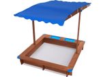 Sabbiera, Per Bambini, Set Da Gioco Per Esterni Resistente, Facile Da Montare, Blu