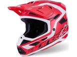 Casco Supertech S-M7 Deed, Alpinestars (Rosso/Nero/Bianco, Taglia S)
