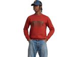 G-Star Stacked Old Skool Logo Felpa Rot S Herren Rot S