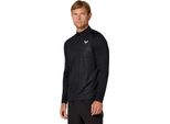 Castore Adapt Maglietta Mezza Zip Manica Lunga Nero L Uomo Nero L