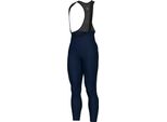 Ale Pragma Winter 2.0 Pantaloncini Con Bretelle Lunghe Blu Xl Uomo Blu Xl
