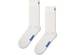 Happy Socks Calzini Solidi Bianco Eu 41-46 Uomo,Donna Bianco Eu 41-46