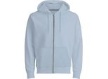 Jack & Jones Angus - Maglia Con Zip Blu L Uomo Blu L