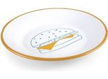 Piatto Per Hamburger Ibili Gastrodessin Bianco Bianco Taglia Unica
