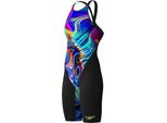Speedo Fastskin Lzr Pure Valor 2.0 Costume Da Bagno Aperto Nero Uk 24 Donna Nero Uk 24