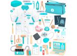 Umu® Deluxe Plus Set Medico Per Bambini In Legno - Gioco Del Dottore Per Bambini Da 2, 3, 4, 5 Anni